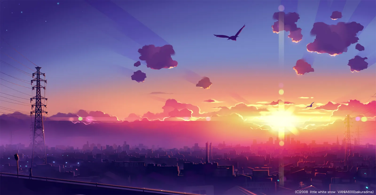 Horizontal Sunset Sunrise Daytime Sun Landscape Free Stock Photo