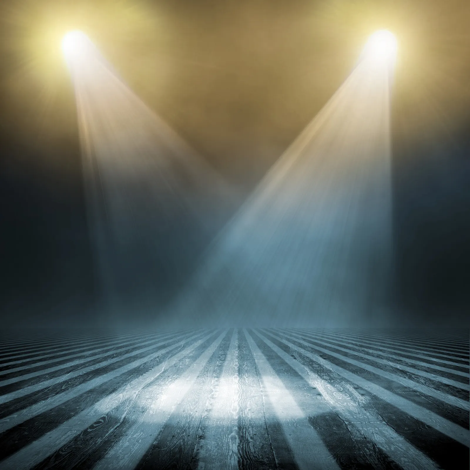 Square Wood Processed Light Spotlight Creative Image Free Stock Photo