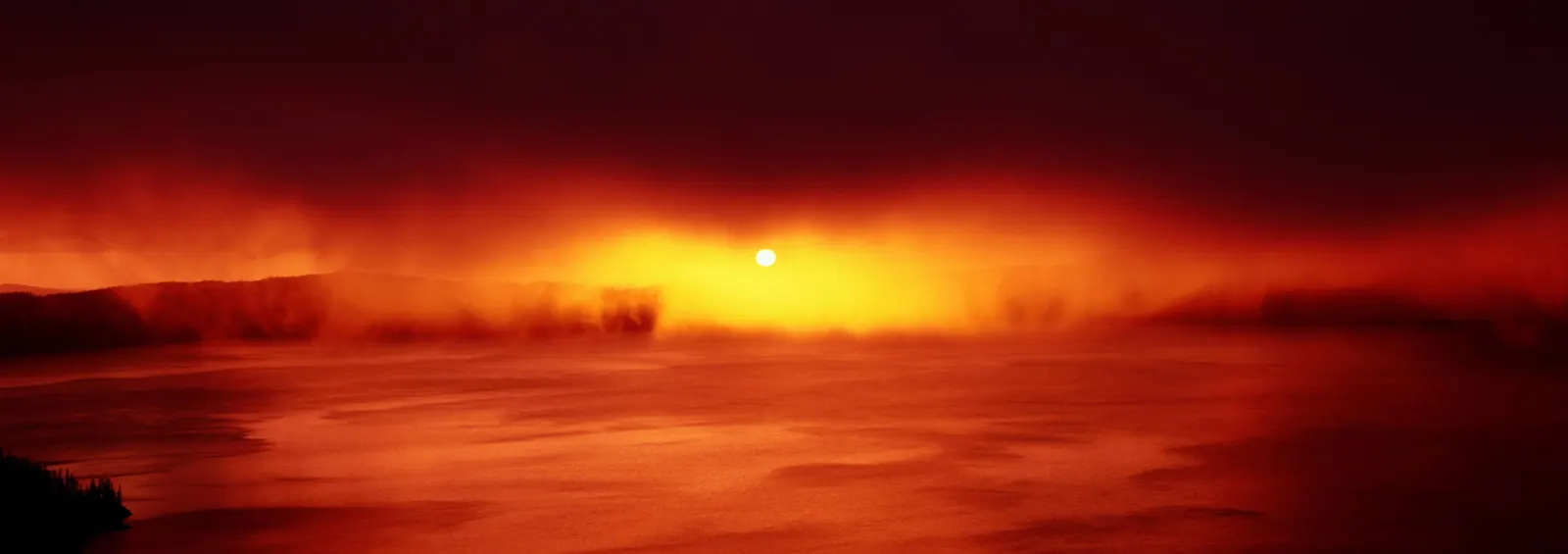 Horizontal Sunset Sunrise Water Body Liquid Landscape Free Stock Photo