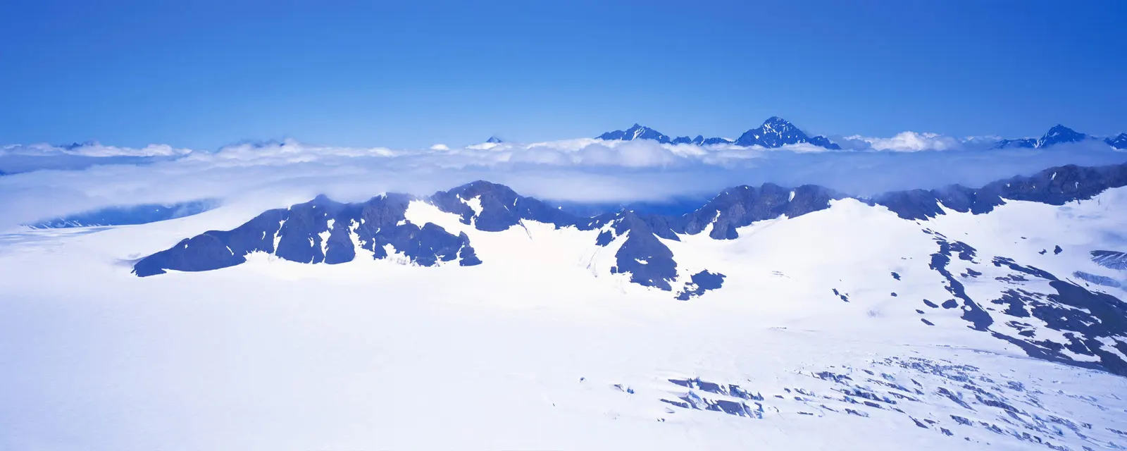 Horizontal Mountain Frozen Liquid Landscape Free Stock Photo 2