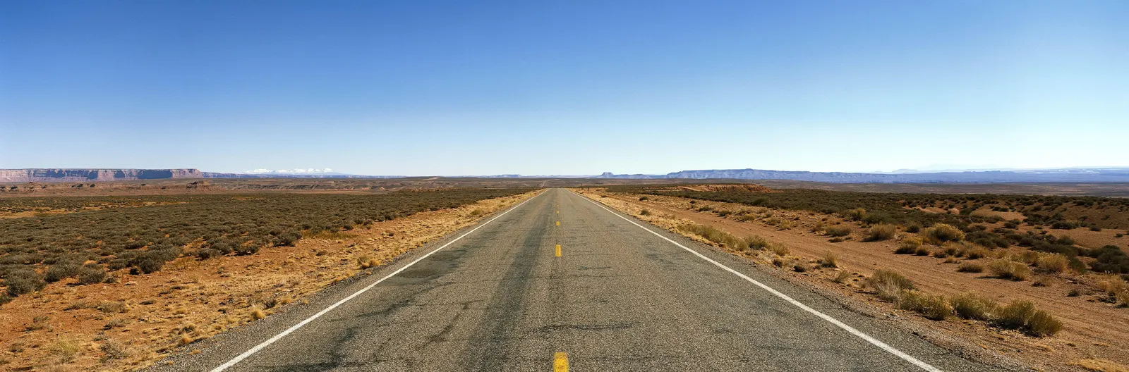 Horizontal Road Other Desert Botanical Free Stock Photo