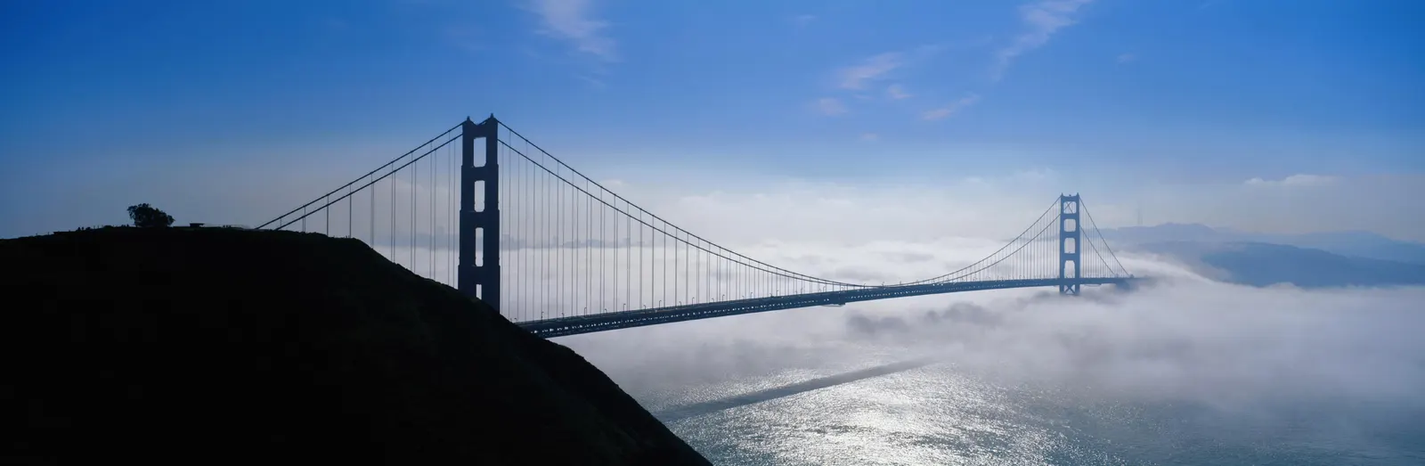 Horizontal Blue Sky Bridge Cloudy Landscape Free Stock Photo 2