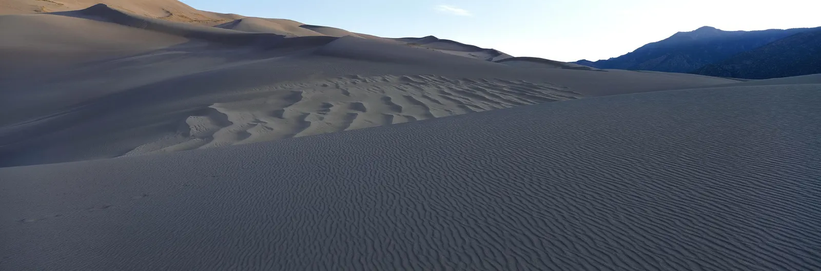 Horizontal Sand Dune Blue Sky Desert Landscape Free Stock Photo 4