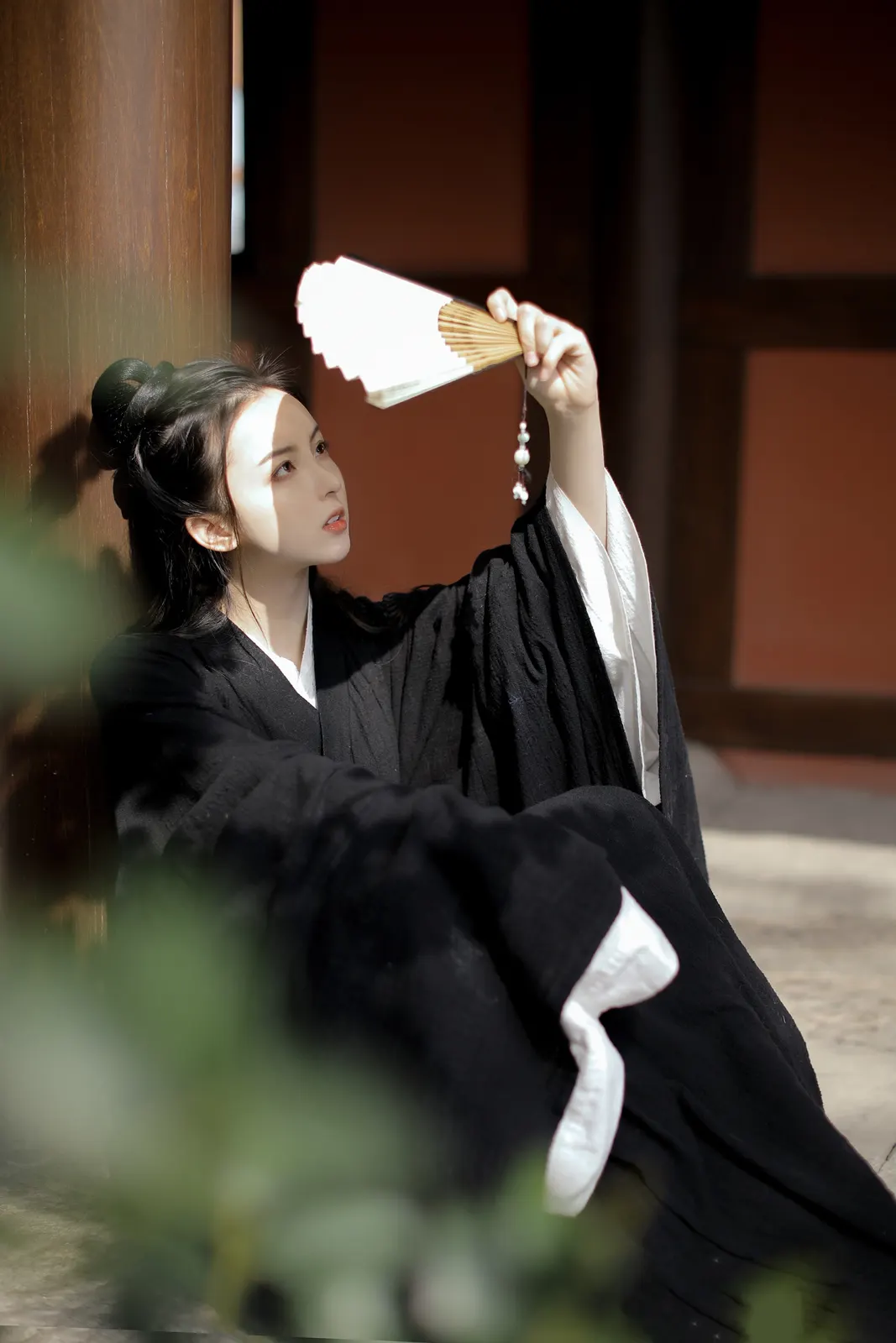 Vertical Wood Processed Kimono Celebration Portrait Free Stock Photo