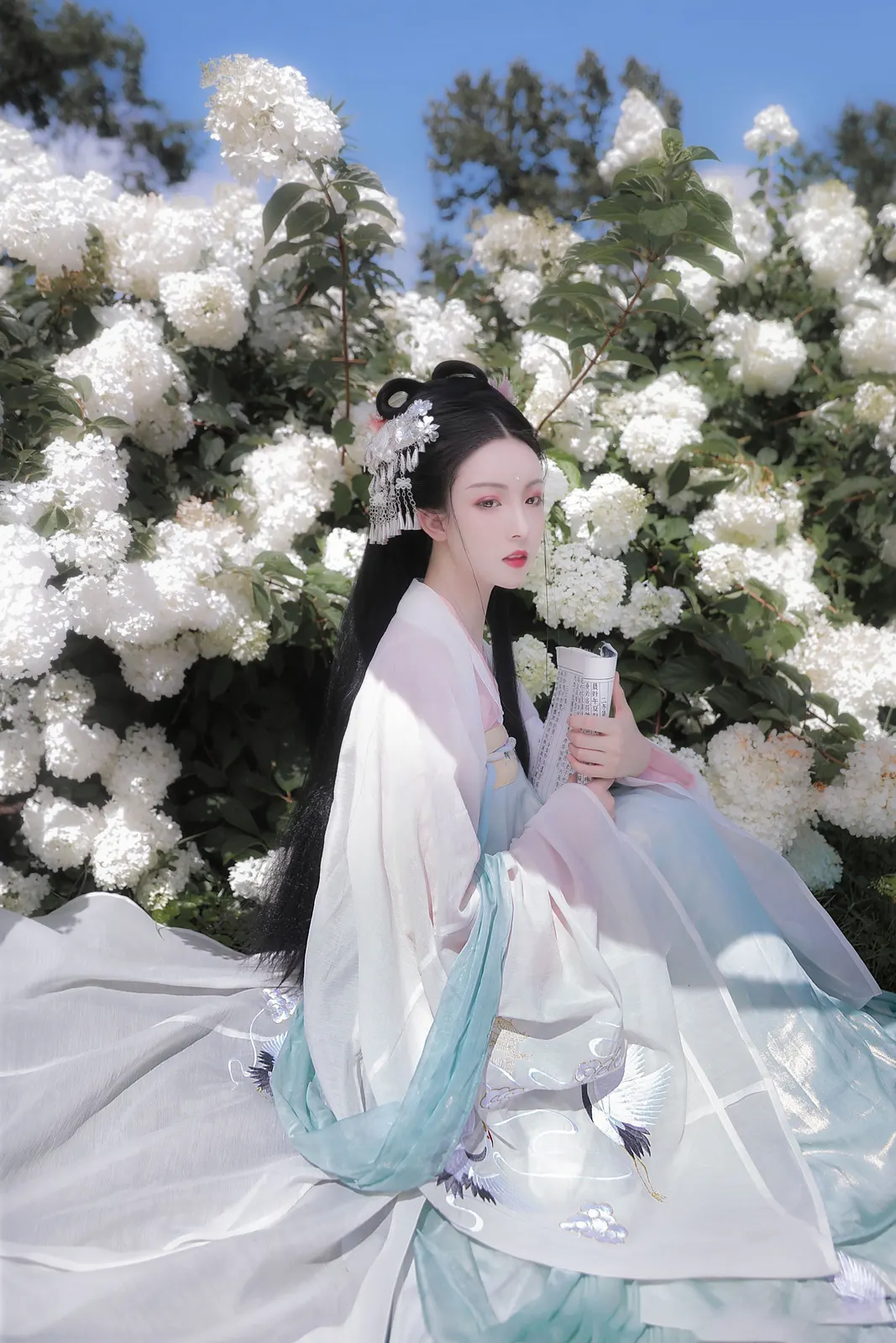 Vertical Blue Sky Kimono Celebration Landscape Free Stock Photo