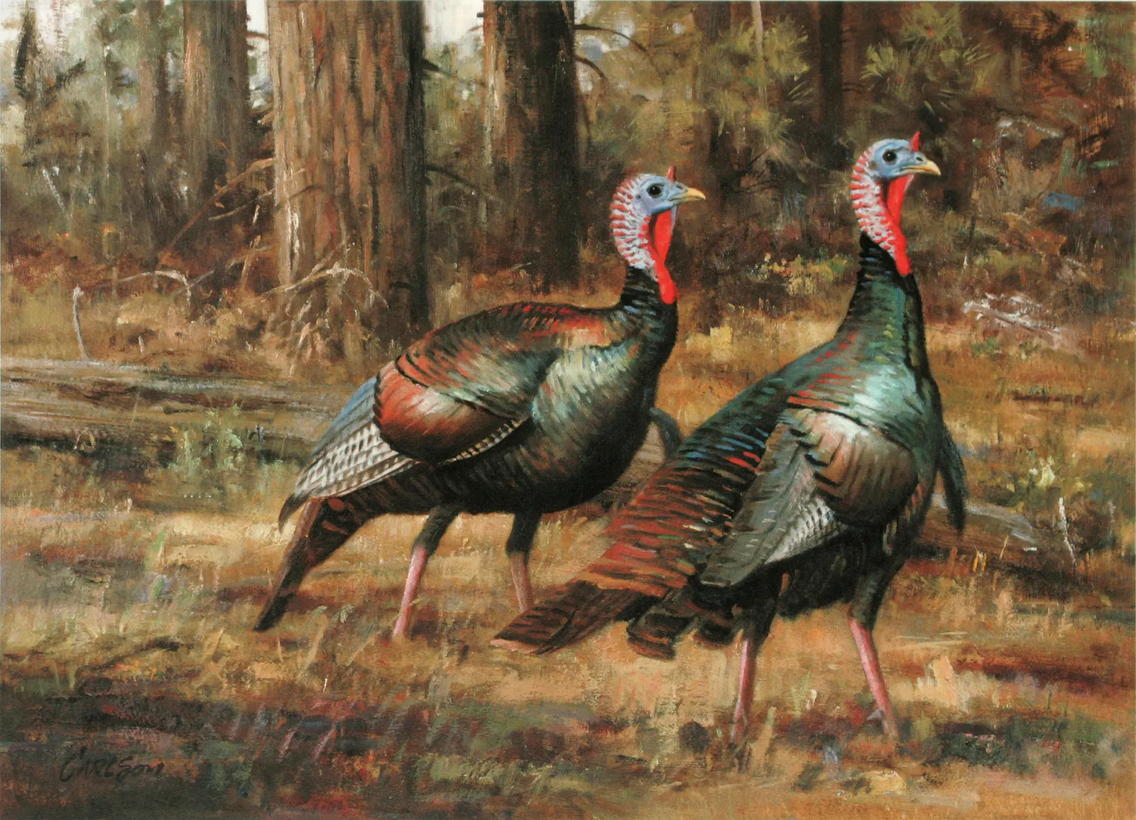 Horizontal Wood Natural Painting Animal Free Stock Photo
