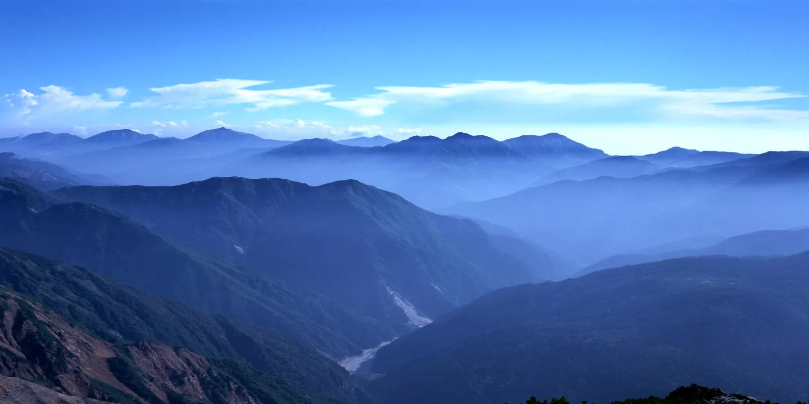 Horizontal Blue Sky Cloudy Hill Landscape Free Stock Photo 10