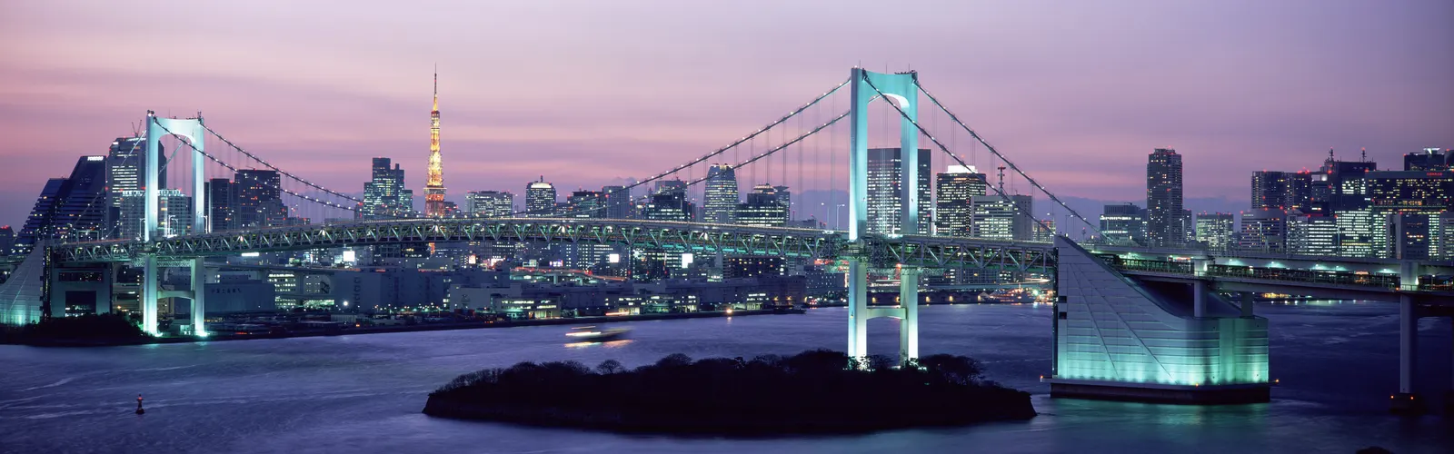Horizontal Bridge Building Cityscape Landscape Free Stock Photo