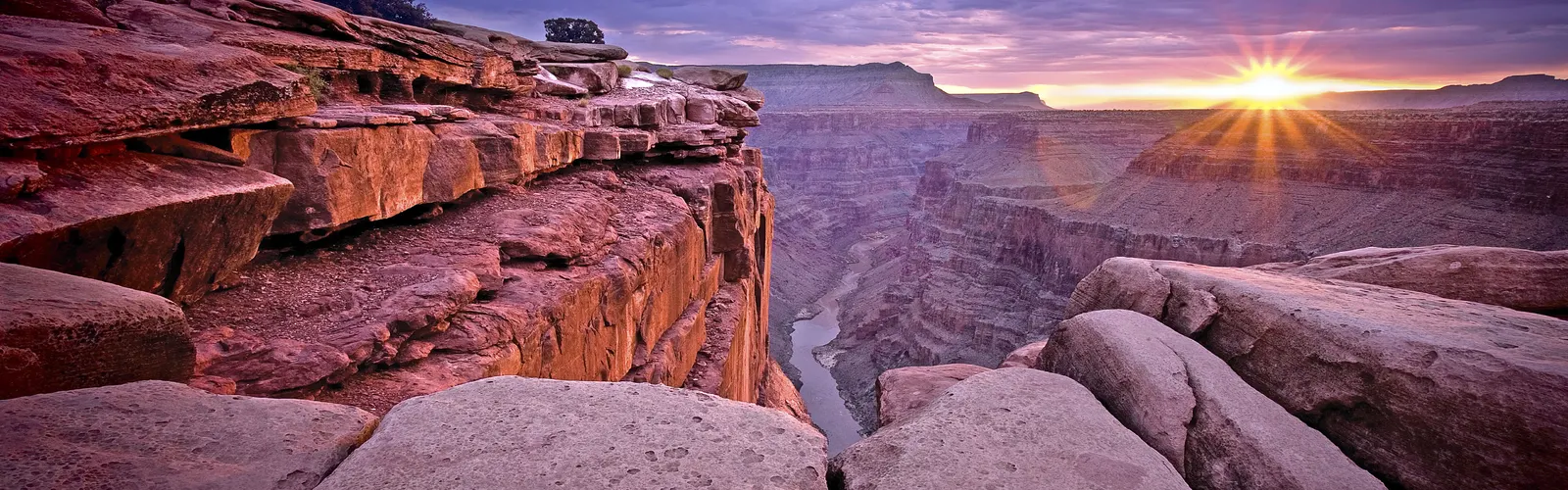 Horizontal Sunset Sunrise Canyon Rocks Landscape Free Stock Photo
