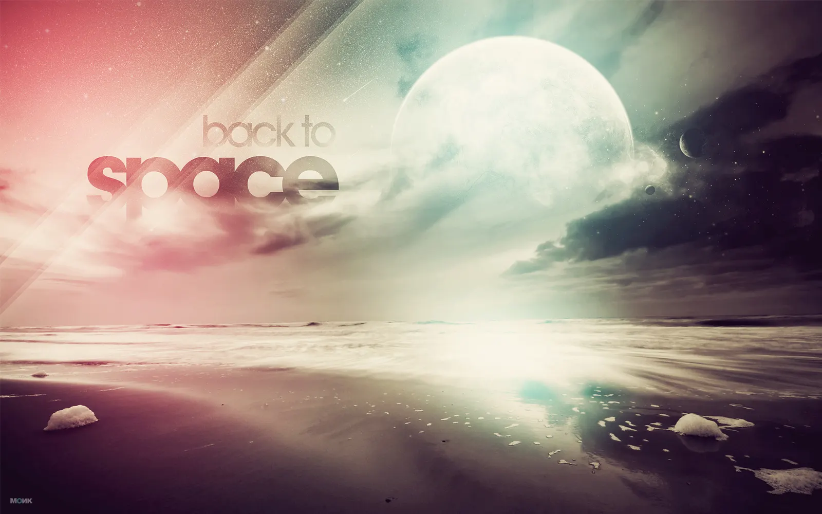 Horizontal Celestial Body Cloudy Daytime Landscape Free Stock Photo
