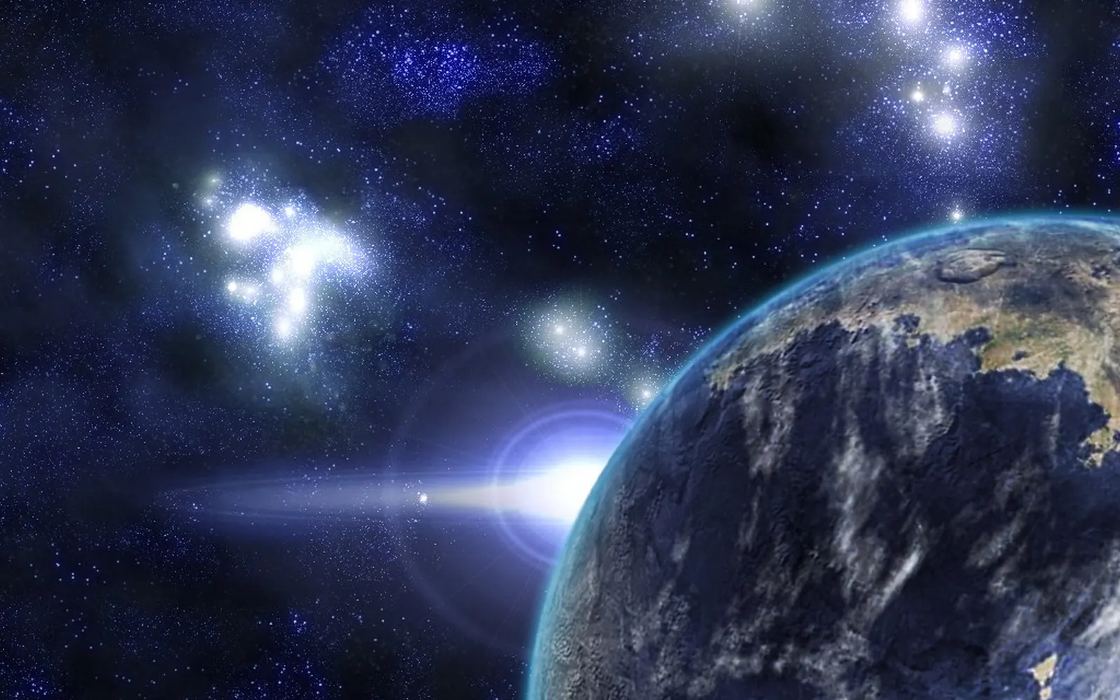 Horizontal Celestial Body Other Night Sky Aurora Landscape Free Stock Photo 3