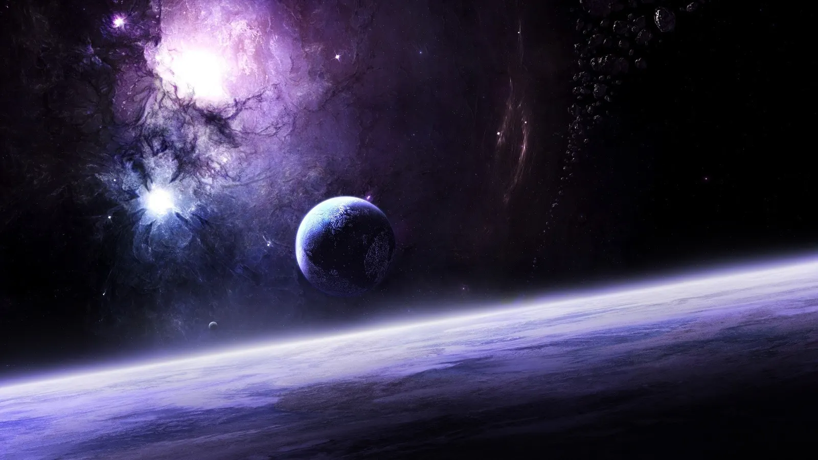 Horizontal Celestial Body Other Night Sky Disco Ball Landscape Free Stock Photo 3