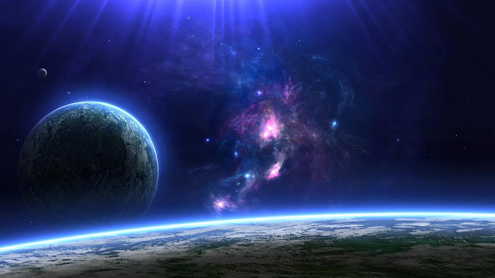 Horizontal Celestial Body Other Night Sky Aurora Landscape Free Stock Photo 8
