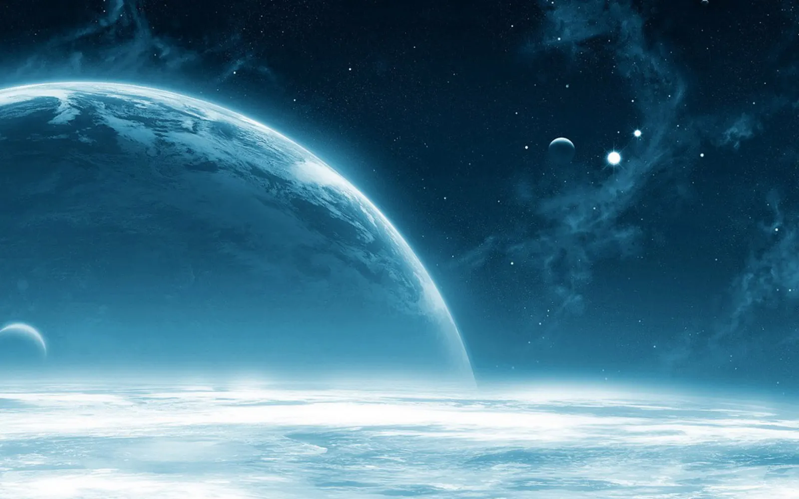 Horizontal Night Sky Celestial Body Moon Landscape Free Stock Photo 10