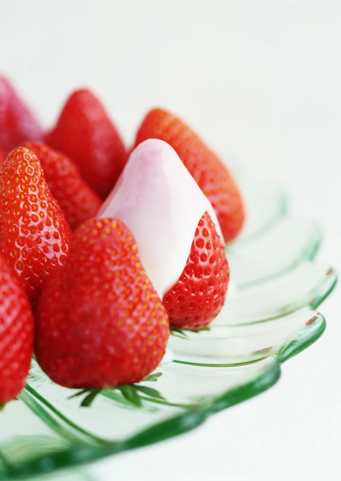 Vertical Berry Strawberry Tableware Food and Drink Free Stock Photo