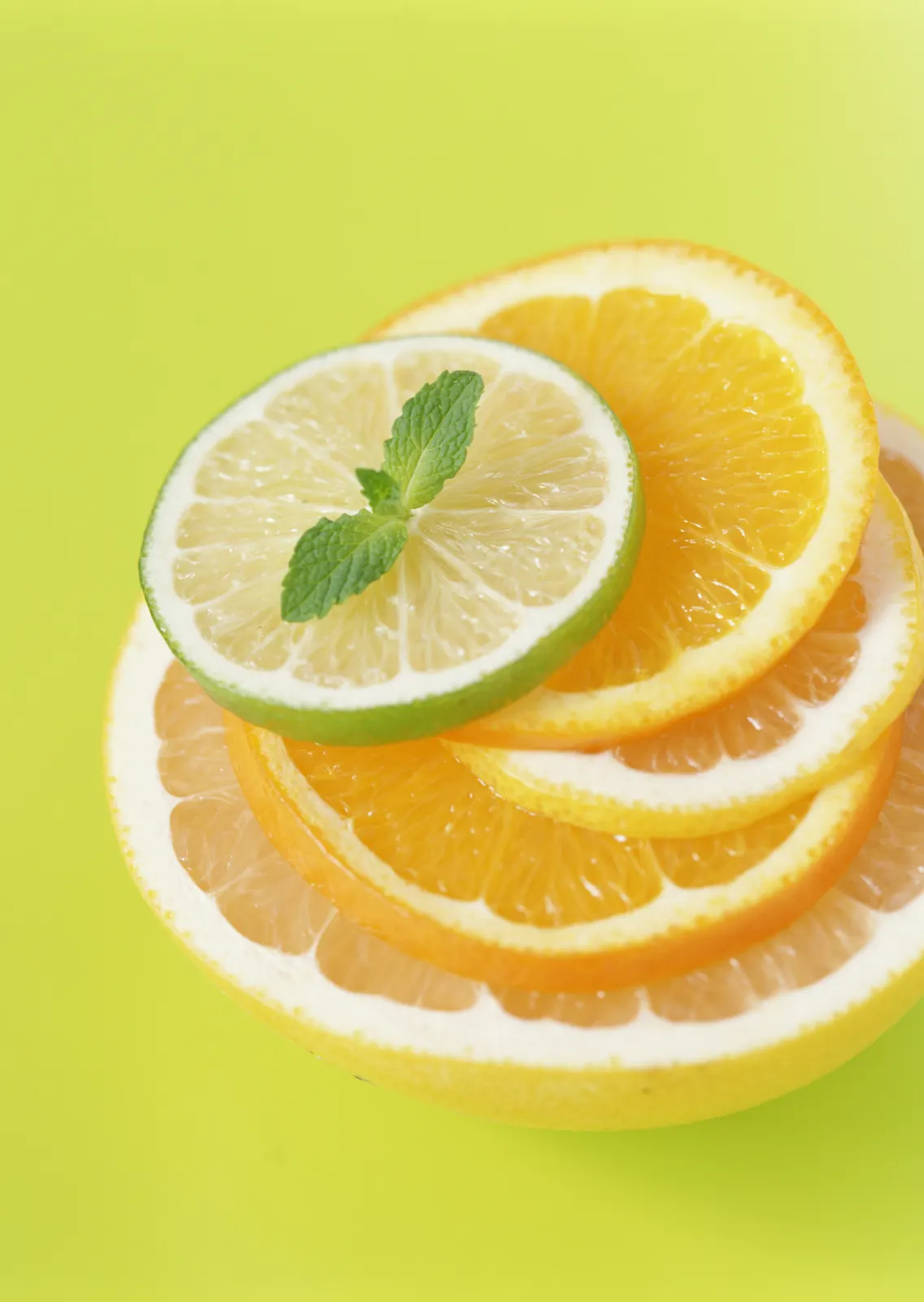 Vertical Citrus Fruit Oranges Lemon Food and Drink Free Stock Photo