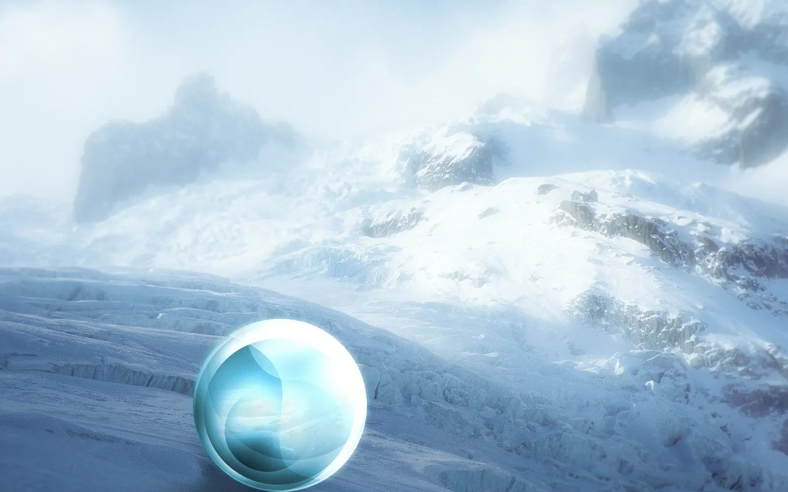 Horizontal Frozen Liquid Snow Landscape Free Stock Photo 10