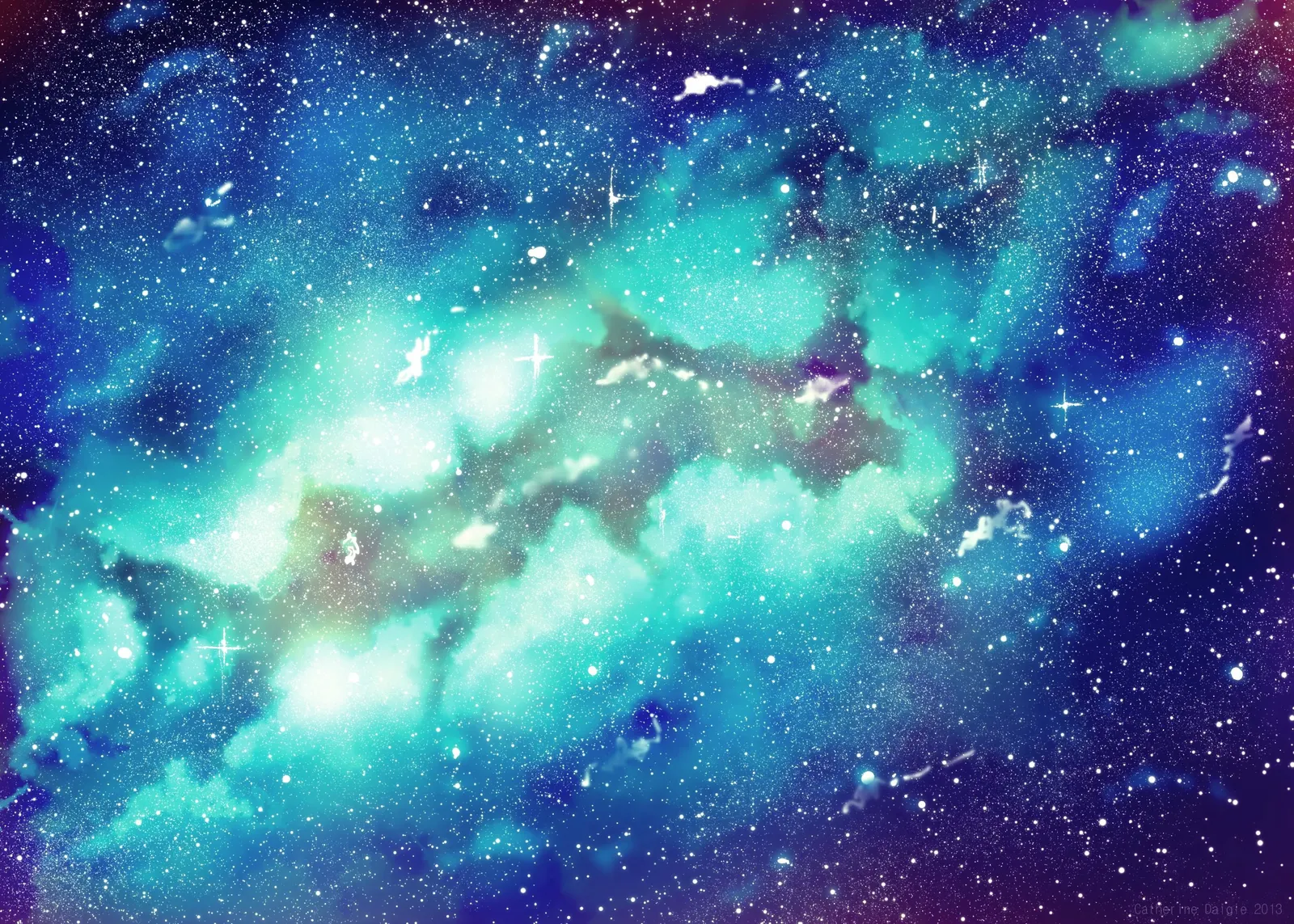 Horizontal Night Sky Liquid Water Landscape Free Stock Photo 11