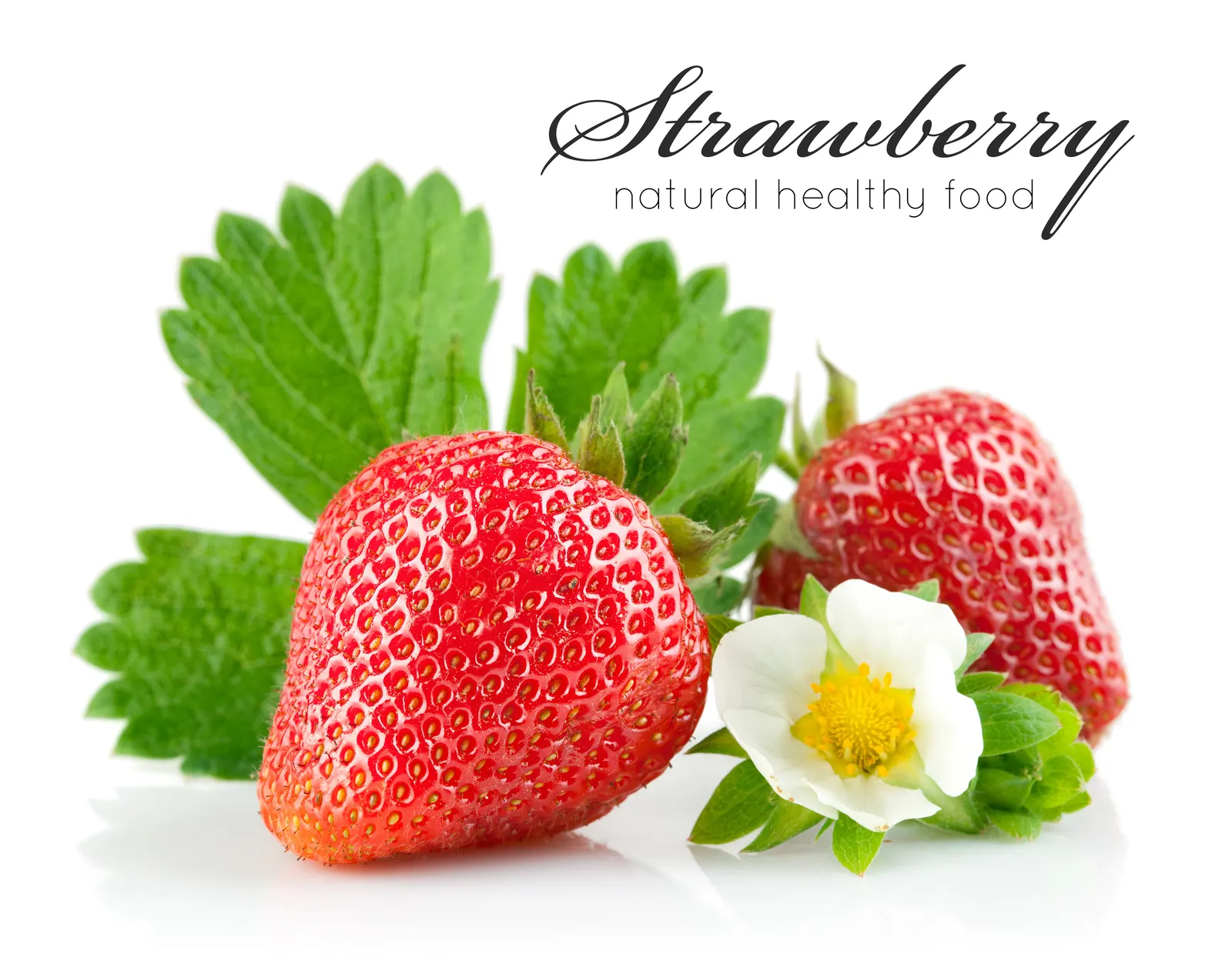 Horizontal Berry Strawberry Foliage Food and Drink Free Stock Photo 3