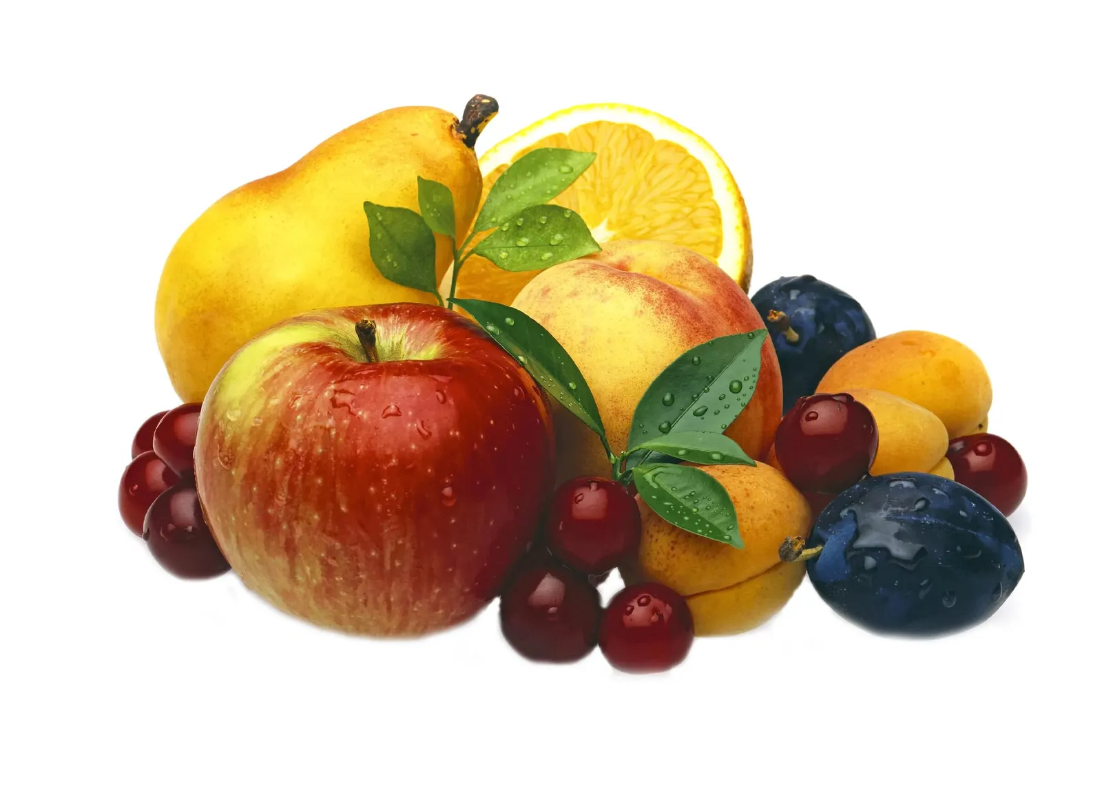 Horizontal Citrus Fruit Apple Oranges Food and Drink Free Stock Photo