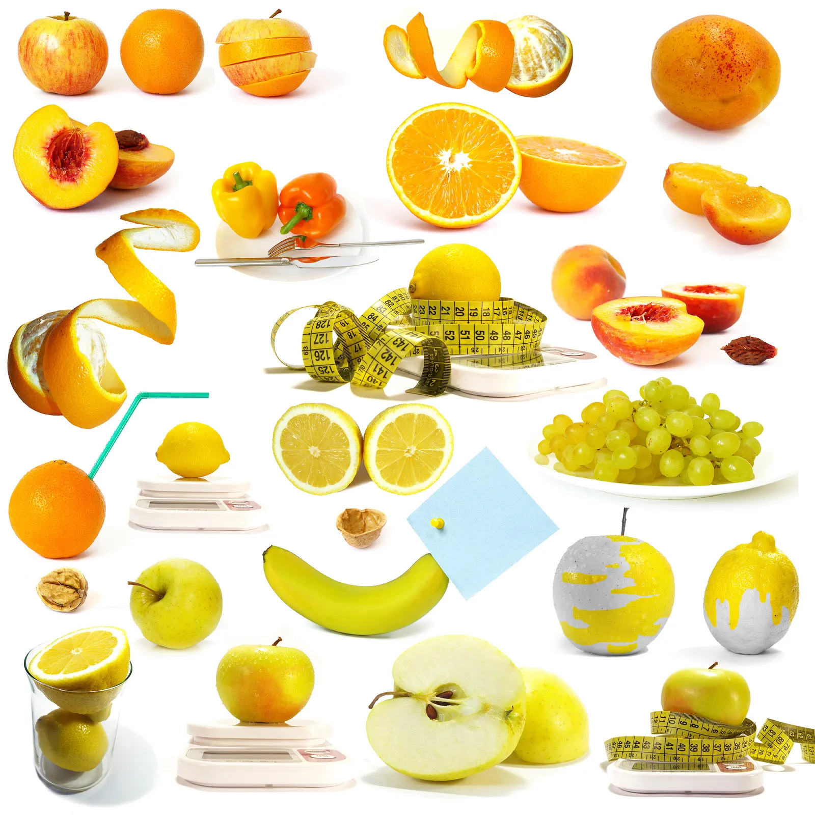 Square Citrus Fruit Oranges Grape Food and Drink Free Stock Photo 2