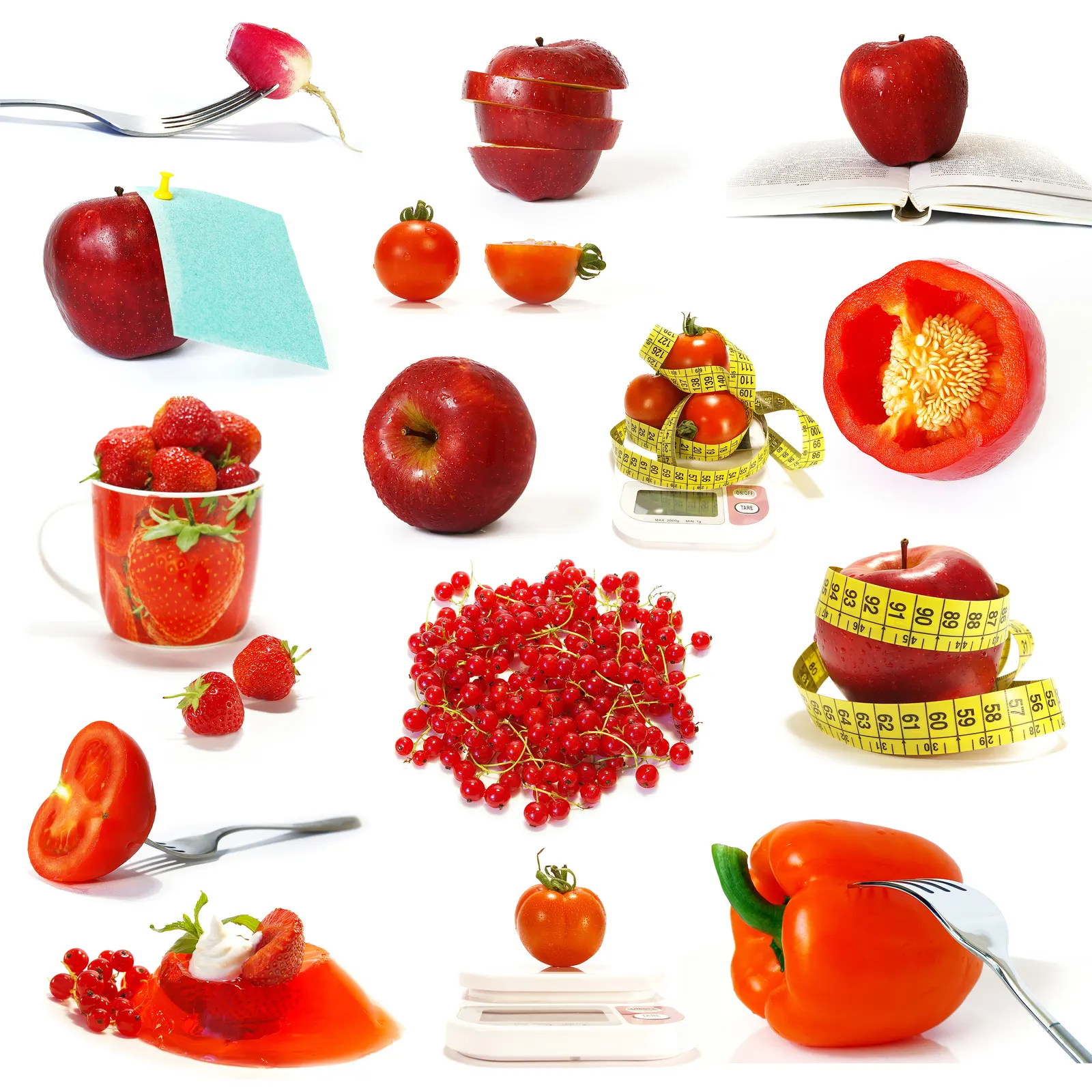 Square Pepper Veggie Vegetable Tomato Food and Drink Free Stock Photo