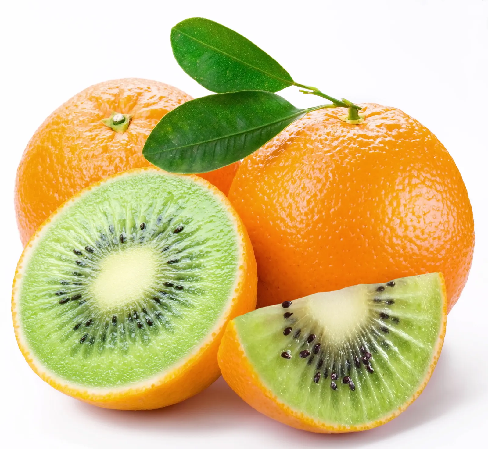 Square Citrus Fruit Kiwi Oranges Food and Drink Free Stock Photo