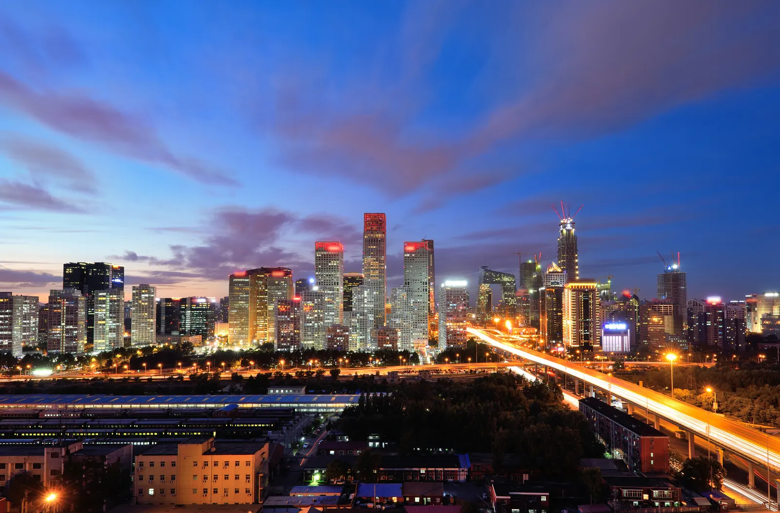 Horizontal Blue Sky Building Cityscape Landscape Free Stock Photo 4