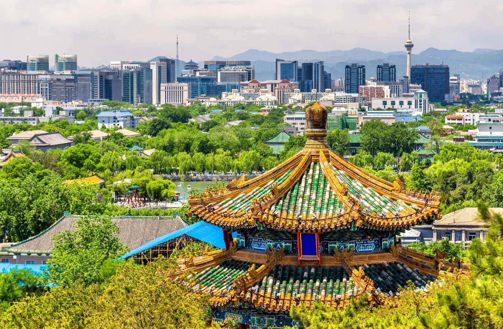 Horizontal Amusement Park Building Cityscape Landscape Free Stock Photo