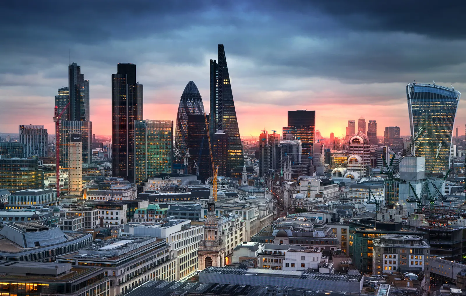Horizontal Sunset Sunrise Building Cityscape Landscape Free Stock Photo 3