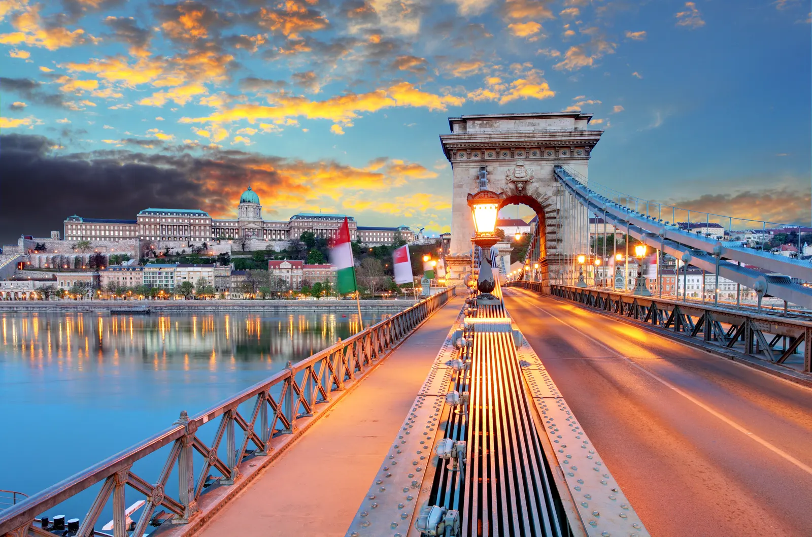 Horizontal Blue Sky Bridge Cloudy Landscape Free Stock Photo 4