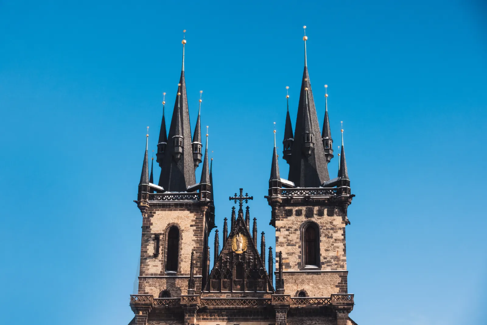 Horizontal Blue Sky Building Castle Landscape Free Stock Photo 2