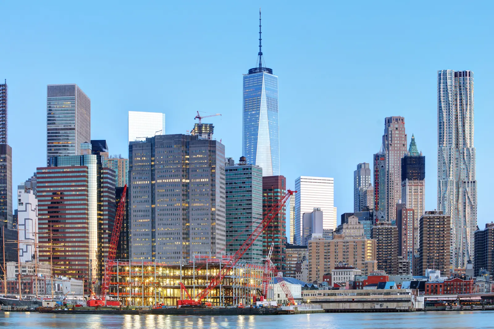 Horizontal Blue Sky Building Cityscape Landscape Free Stock Photo 18