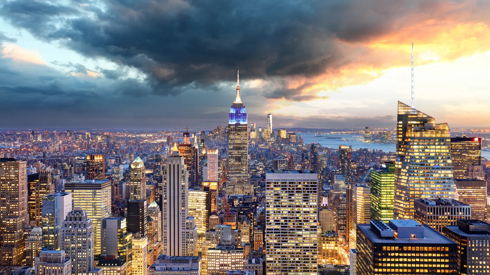 Horizontal Sunset Sunrise Building Cityscape Landscape Free Stock Photo 4