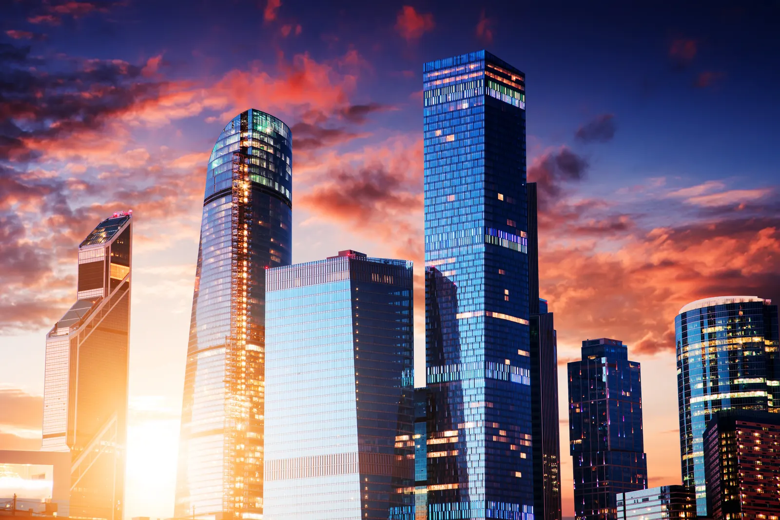 Horizontal Blue Sky Building Skyscraper Landscape Free Stock Photo 8