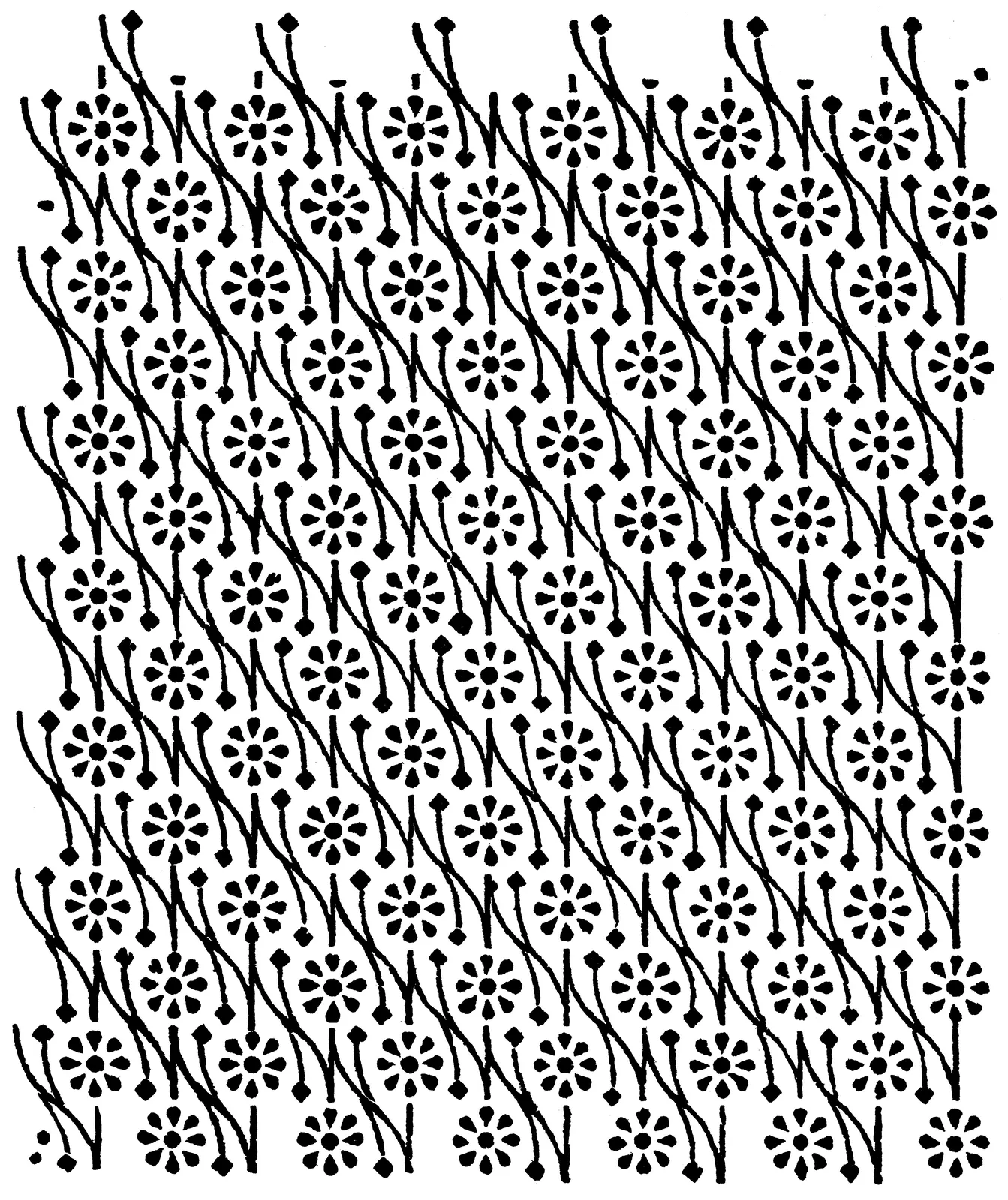 Printed Page Illustrations Handwriting Botanical