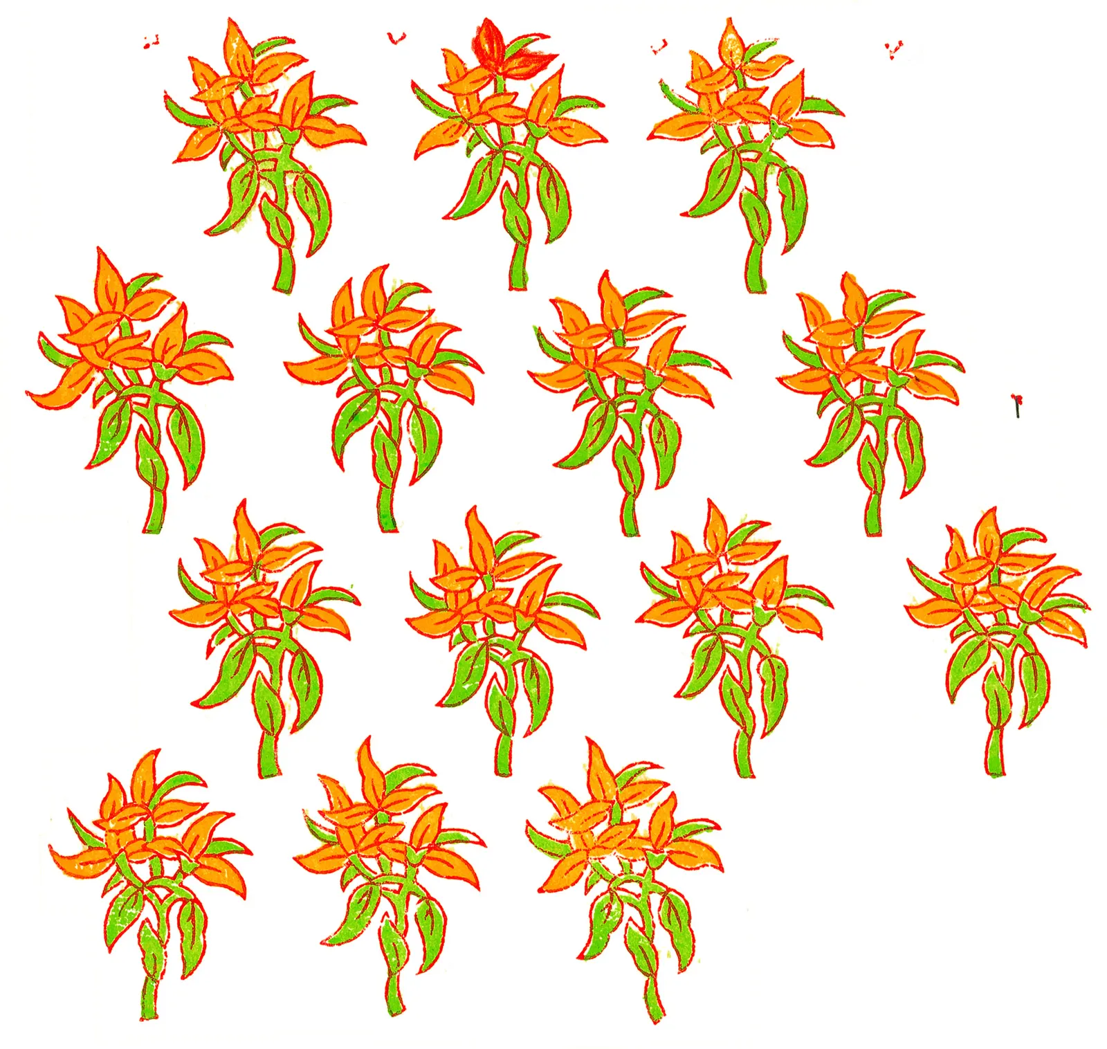 Flower Lily Foliage Animal