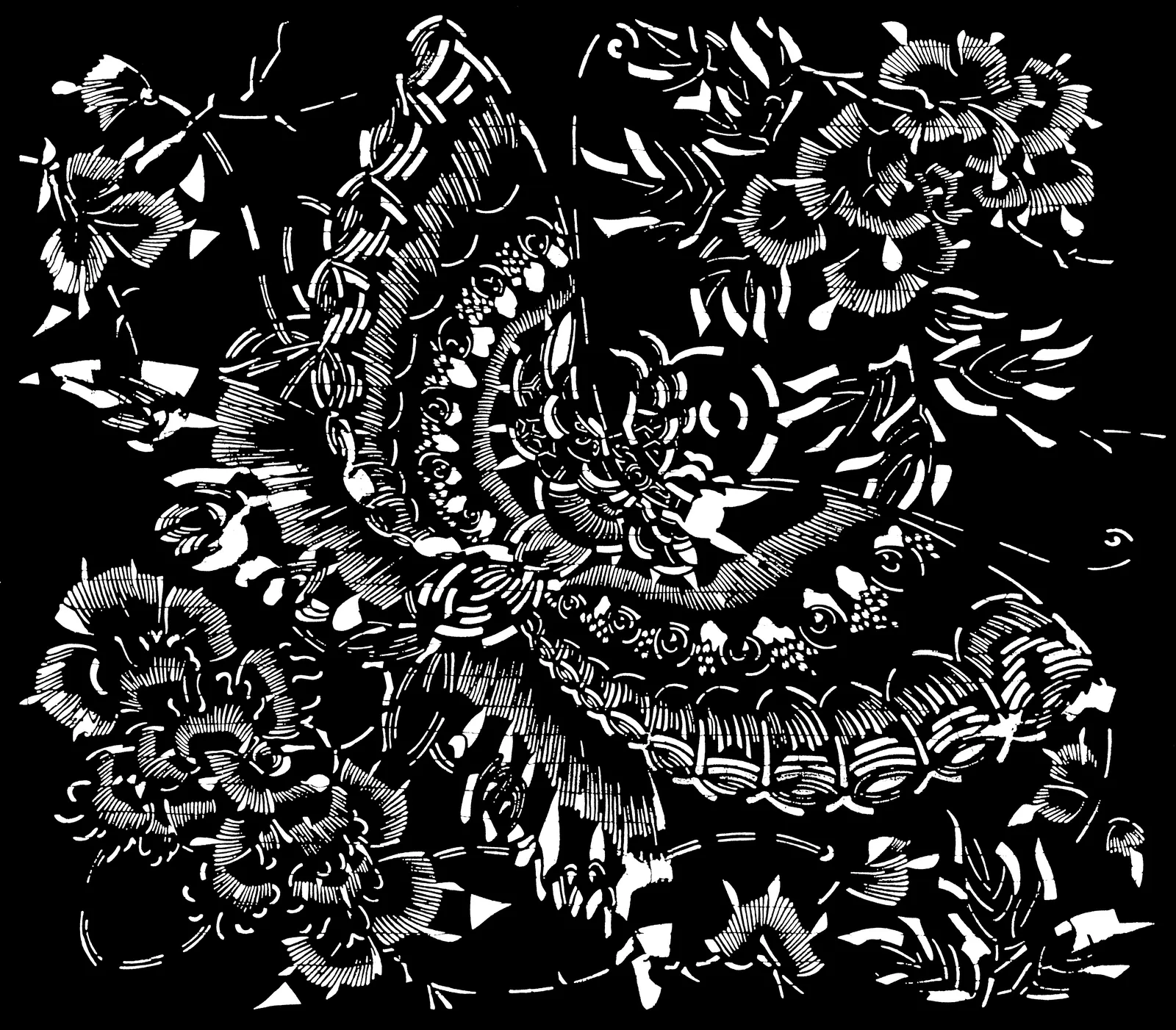 Illustrations Flower Chrysanthemum Animal