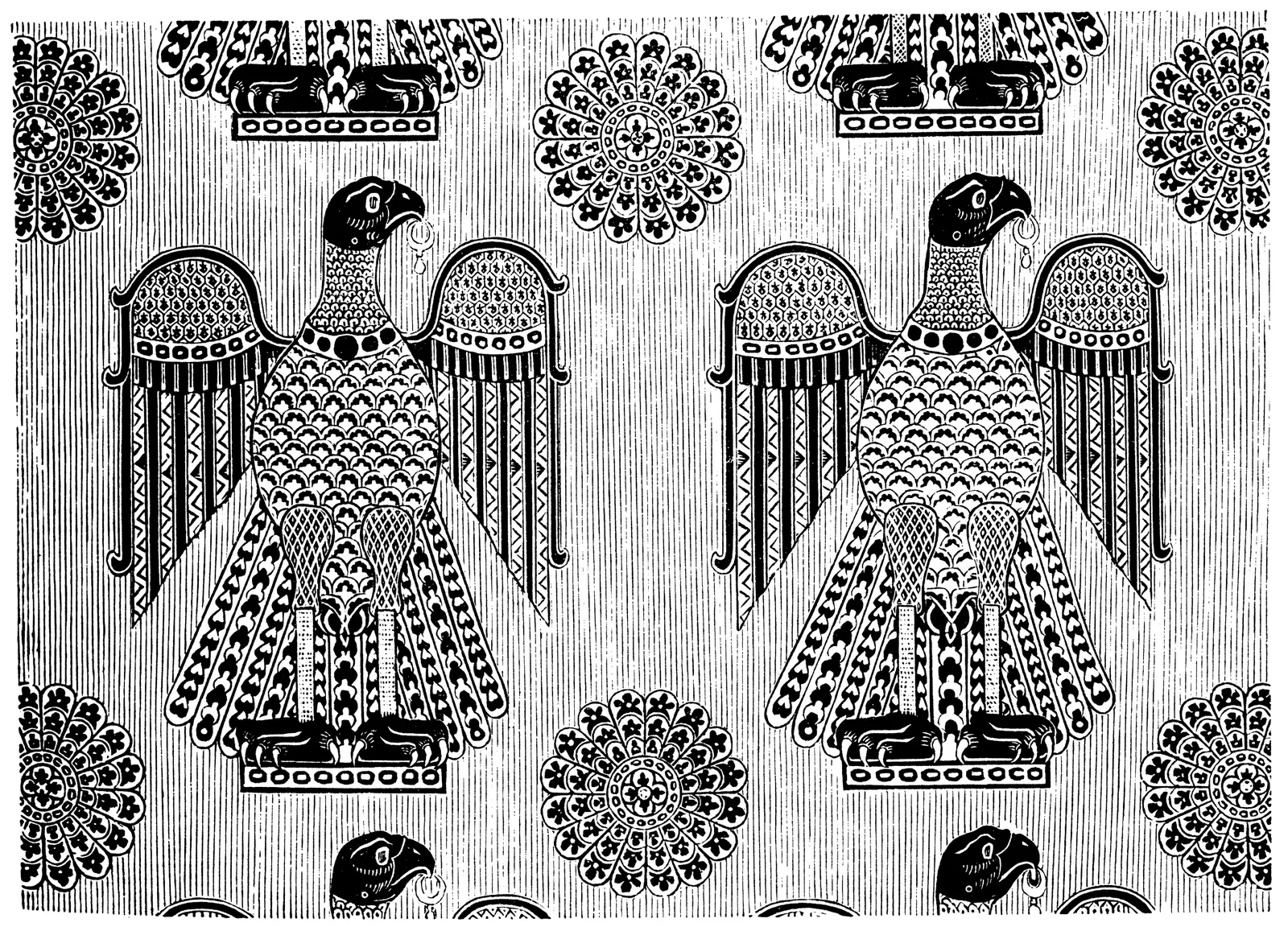 Printed Page Musical Instrument Illustrations Image