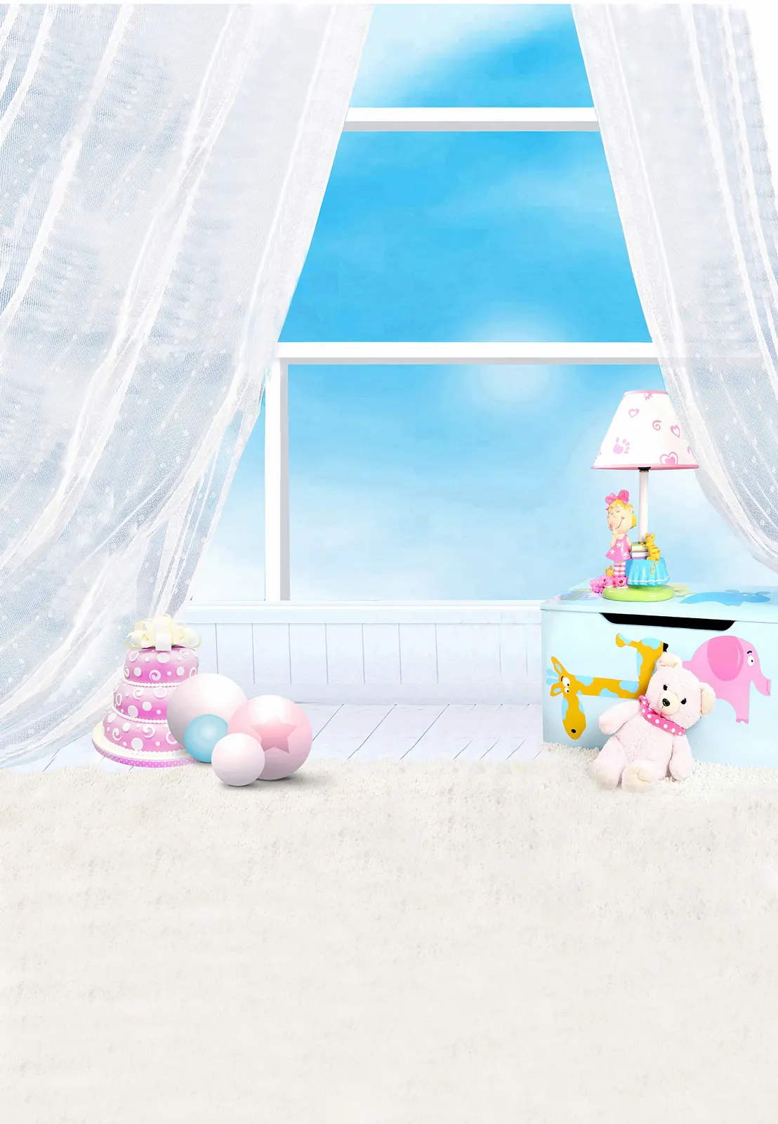 Curtain Textile Conveyance Creative Image