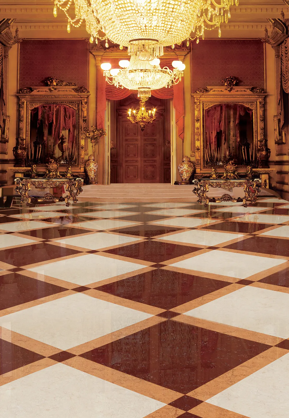 Light Chandelier Conveyance Creative Image