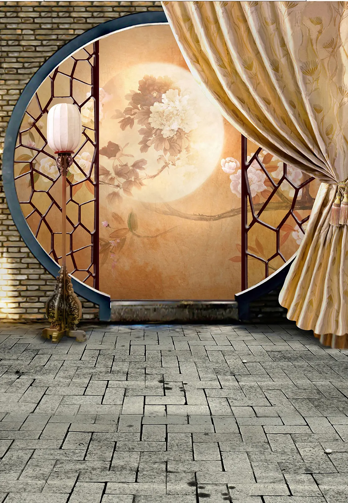 Curtain Textile Light Creative Image