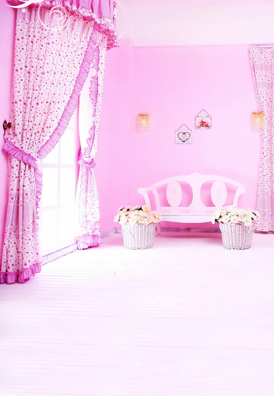 Interior Room Curtain Textile Creative Image