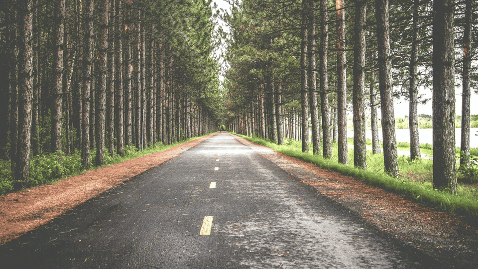Dirt Road Travel Transport Animated GIF