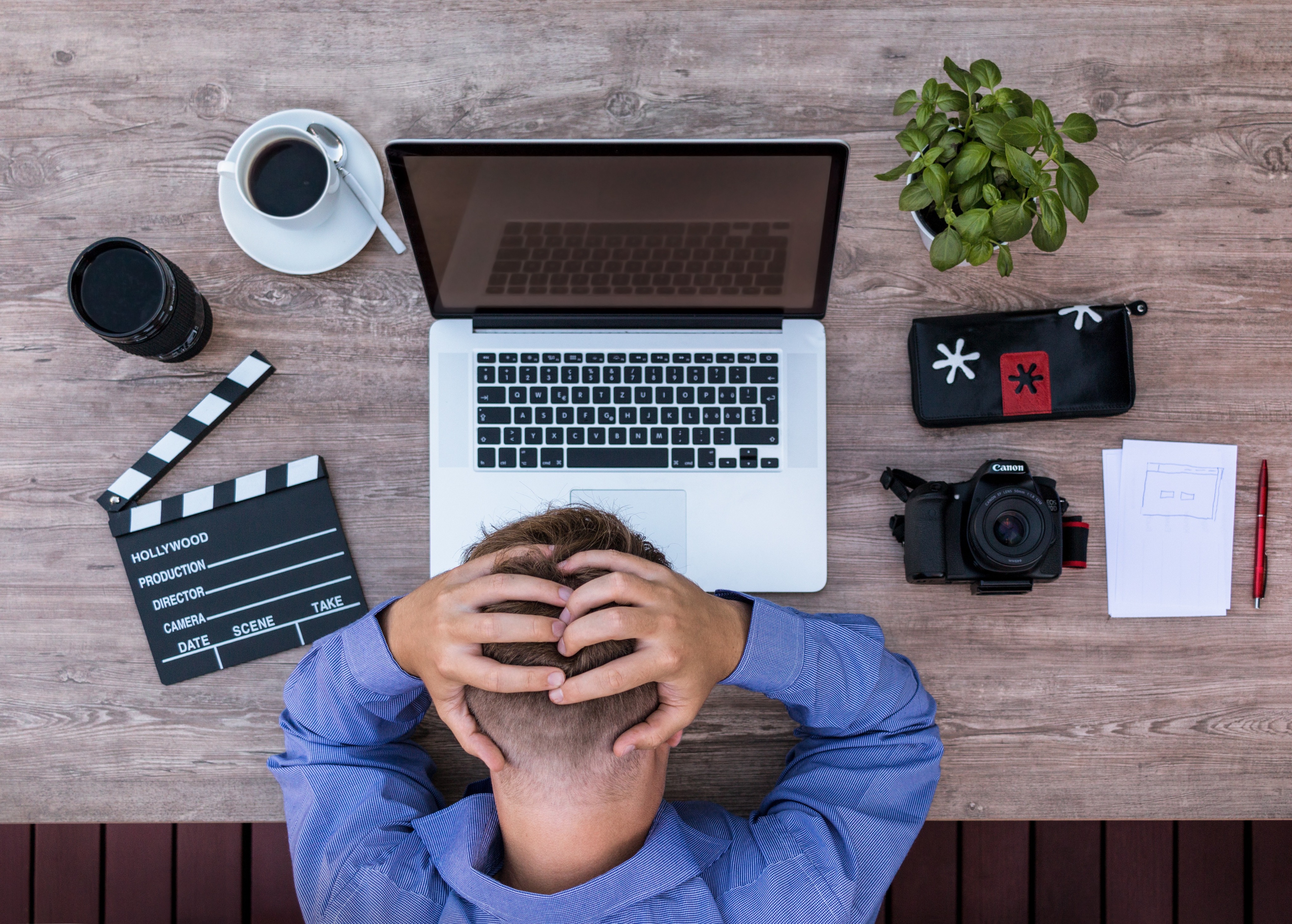 Horizontal Creator Workspace Free Stock Photo